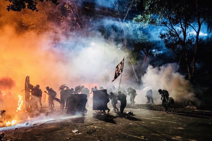 Protestas en Hong Kong. Foto de Diego Marin 2