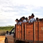 Escolares en frontera colombo-venezolana
