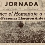 Ejemplar de "La Jornada", periódico fundado por Gaitán